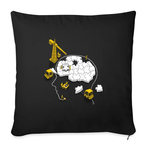 Chantier de la Mémoire sur Housse de coussin décorative 45 x 45 cm
