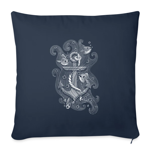 L'Ancre des Profondeurs sur Housse de coussin décorative 45 x 45 cm