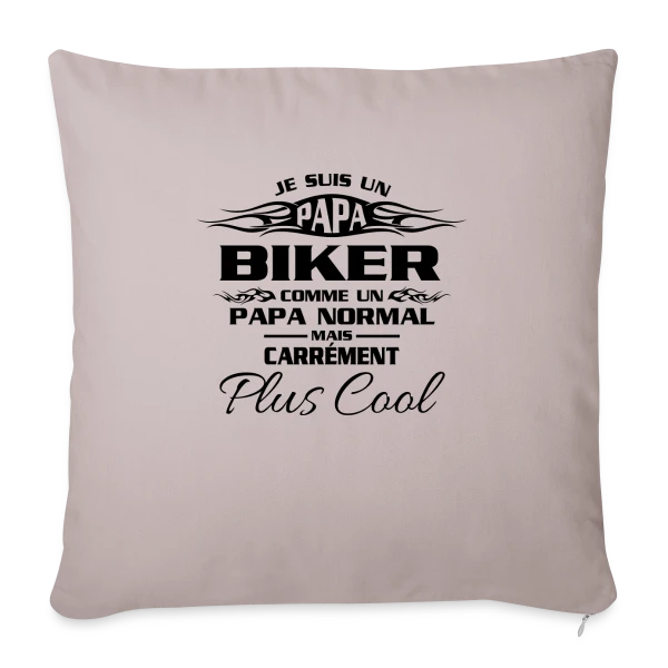 L'Âme du Biker sur Housse de coussin décorative 45 x 45 cm