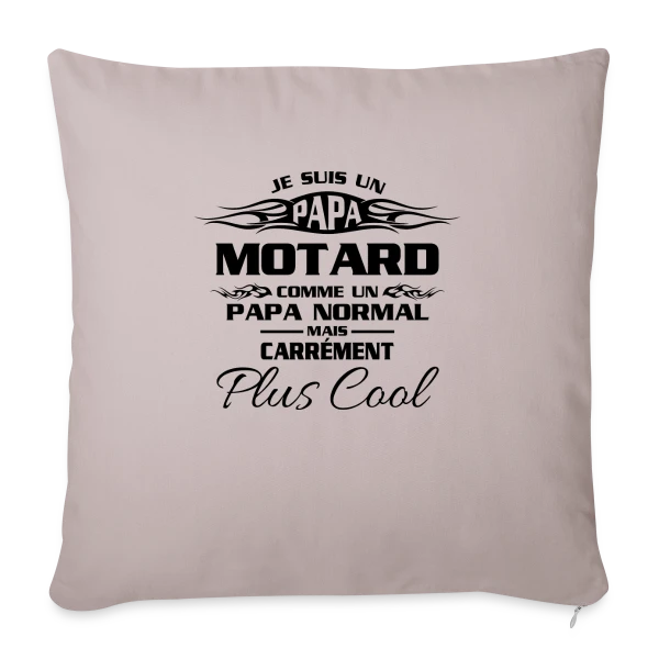 Esprit Motard Passionné sur Housse de coussin décorative 45 x 45 cm