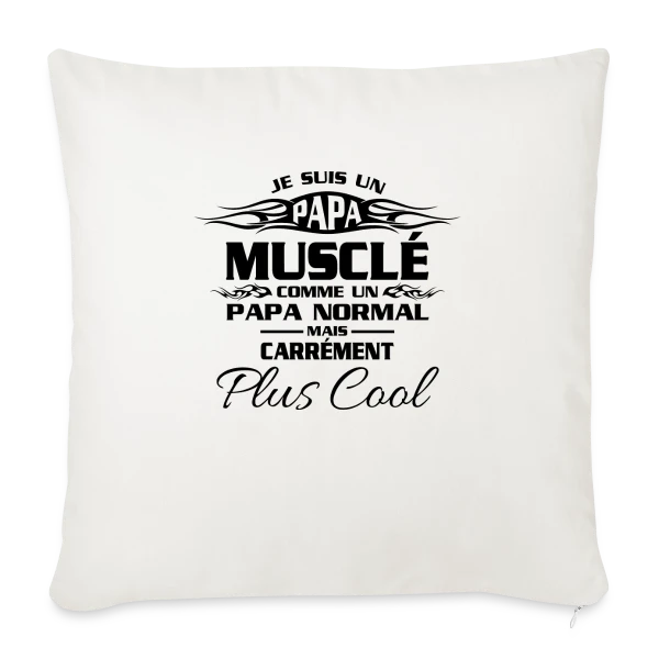 Esprit Musclé & Fitness sur Housse de coussin décorative 45 x 45 cm