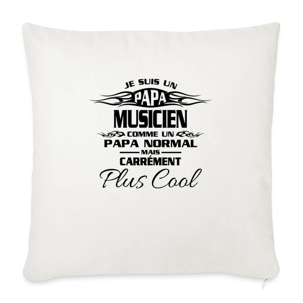 Passion Musique et Artiste sur Housse de coussin décorative 45 x 45 cm