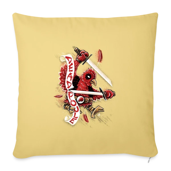 Dead Poule: Le Mercenaire Plum
 sur Housse de coussin décorative 45 x 45 cm