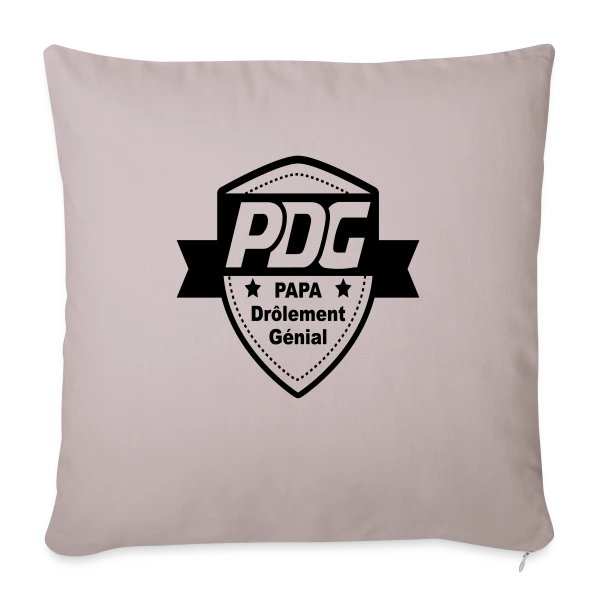 PDG : Le Boss au Sommet sur Housse de coussin décorative 45 x 45 cm
