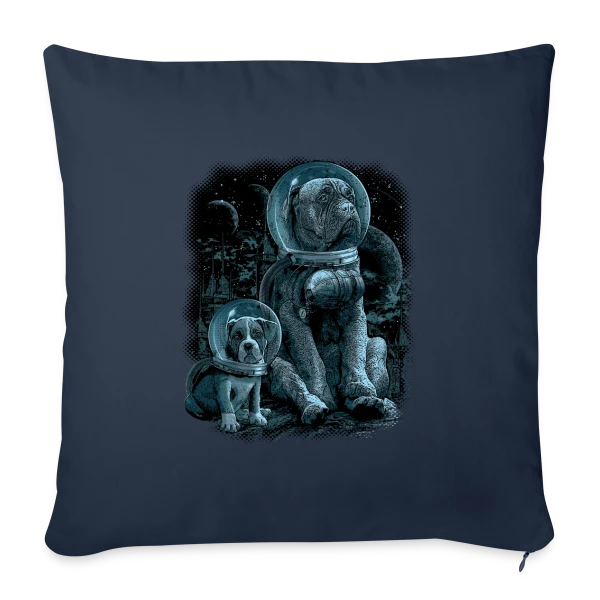 Nostalgie Cosmique : Explorateur des Étoiles sur Housse de coussin décorative 45 x 45 cm