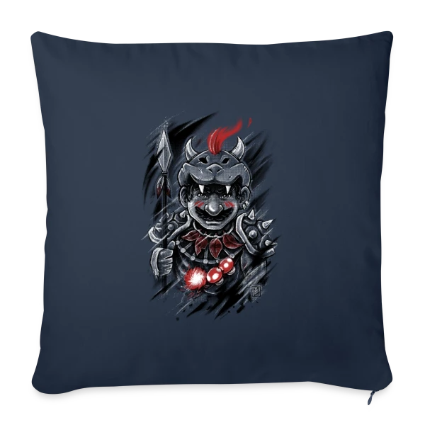 Guerrier Crâne Sauvage sur Housse de coussin décorative 45 x 45 cm