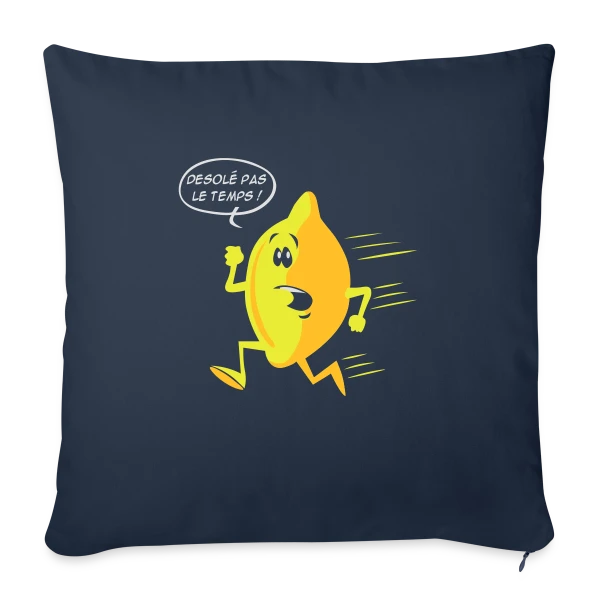 Citron Pressé : Fraîcheur et Vitamine C sur Housse de coussin décorative 45 x 45 cm