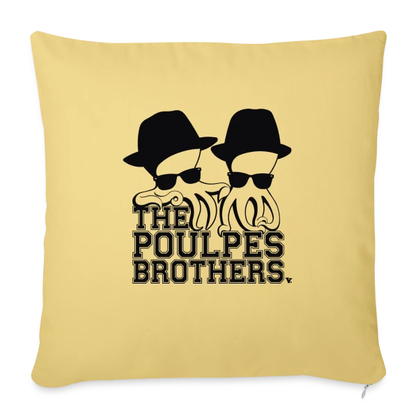 The Poulpe Brothers sur Housse de coussin décorative 45 x 45 cm