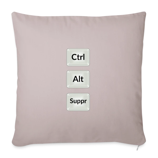 Ctrl Alt Suppr : Redémarrez l'Humour sur Housse de coussin décorative 45 x 45 cm