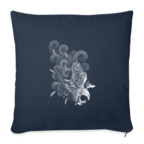 Ailes au Vent sur Housse de coussin décorative 45 x 45 cm