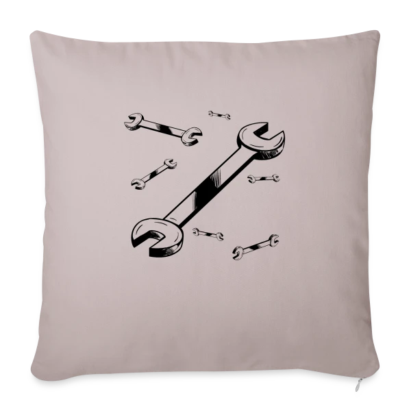 Clé à Molette : L'Outil Essentiel sur Housse de coussin décorative 45 x 45 cm