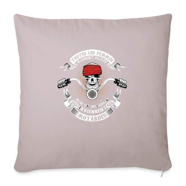 Reine de la Route sur Housse de coussin décorative 45 x 45 cm