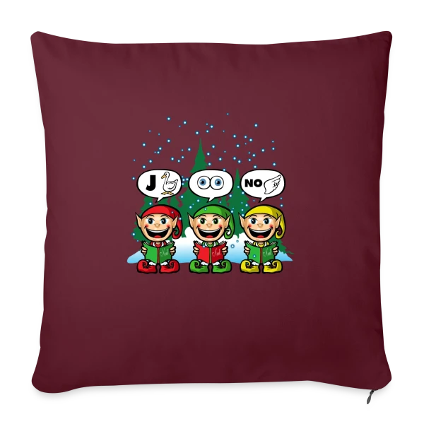 Esprit de Noël sur Housse de coussin décorative 45 x 45 cm