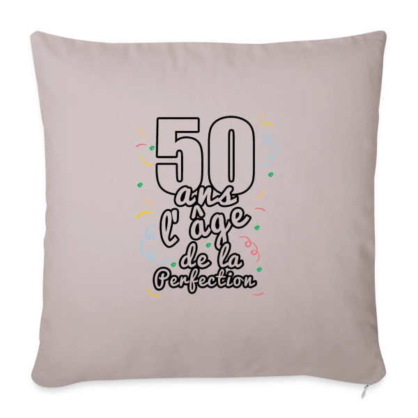 50 Ans Fabuleux : Un Demi-Siècle d'Aventures sur Housse de coussin décorative 45 x 45 cm