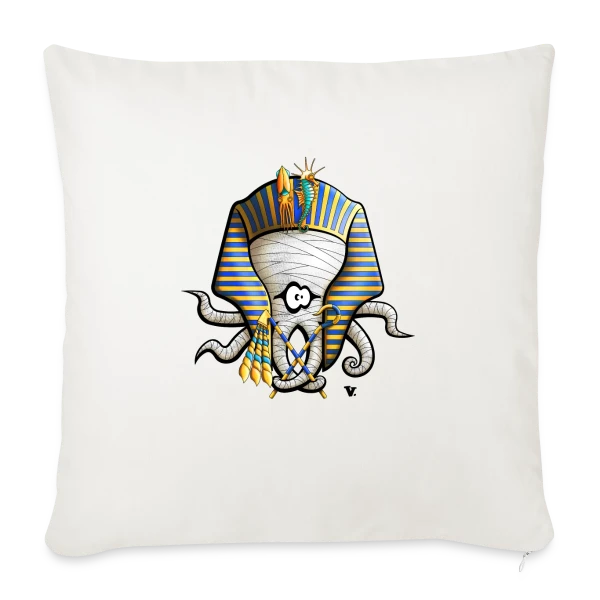 Poulpankhamon sur Housse de coussin décorative 45 x 45 cm