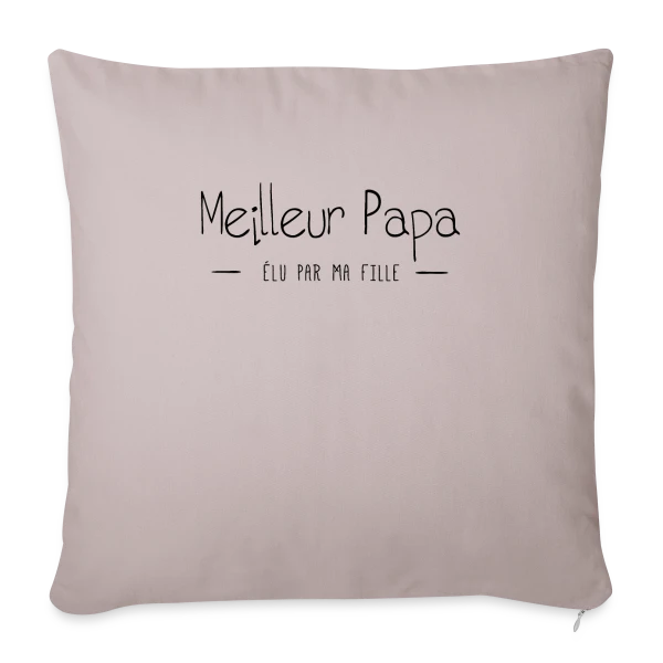 Le Meilleur Papa d'une Fille sur Housse de coussin décorative 45 x 45 cm