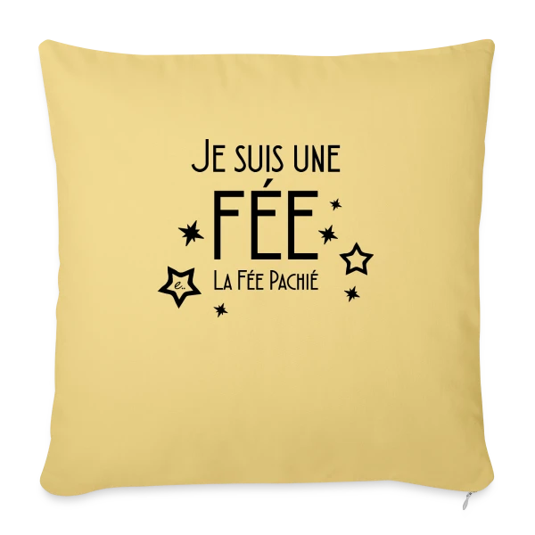 Révèle la Fée en Toi sur Housse de coussin décorative 45 x 45 cm