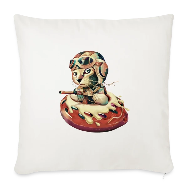 Donut Fighter sur Housse de coussin décorative 45 x 45 cm