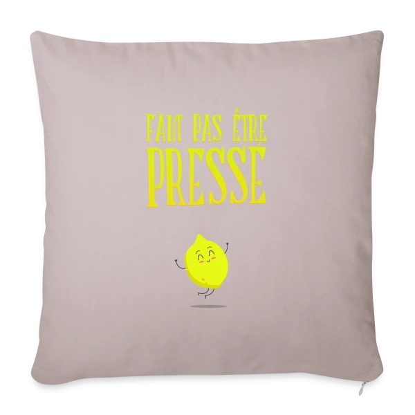 Pas Pressé : L'Art de Prendre Son Temps sur Housse de coussin décorative 45 x 45 cm