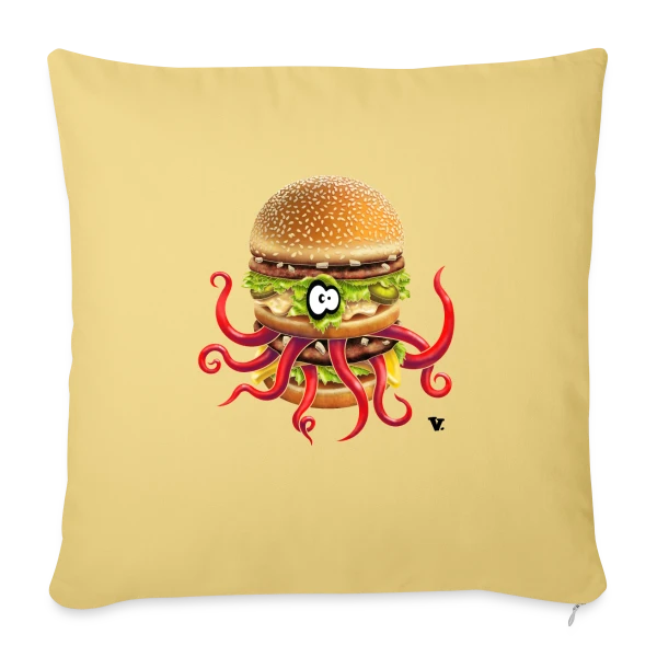 Big McPoulpe sur Housse de coussin décorative 45 x 45 cm