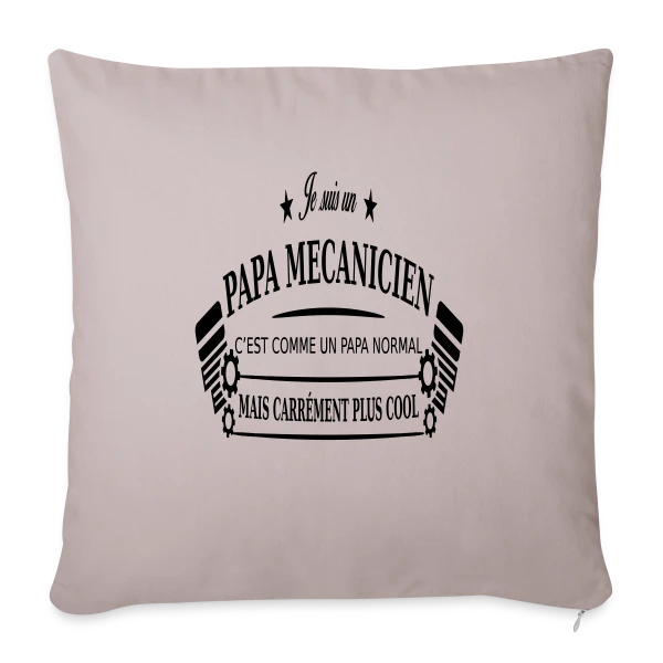 Papa Mécanicien Pro sur Housse de coussin décorative 45 x 45 cm