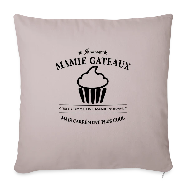 Mamie Gâteaux d'Amour sur Housse de coussin décorative 45 x 45 cm
