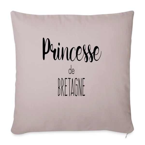 Princesse de Bretagne sur Housse de coussin décorative 45 x 45 cm