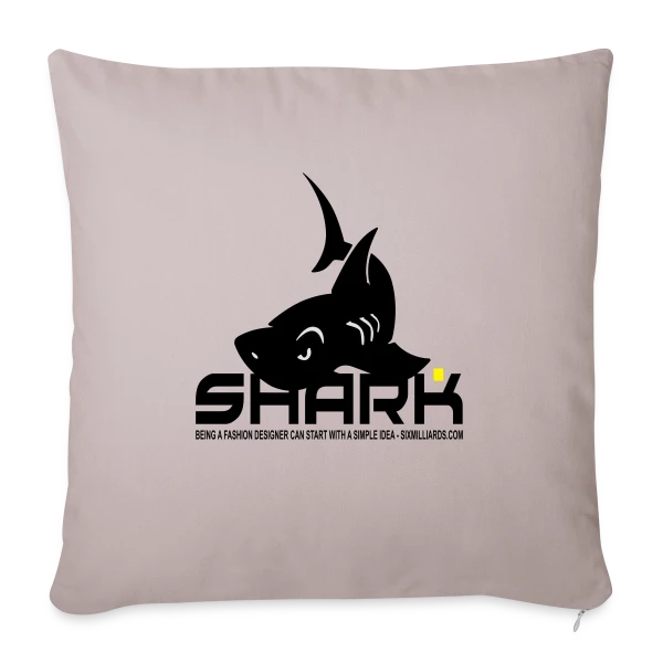 Le Requin du Poker sur Housse de coussin décorative 45 x 45 cm