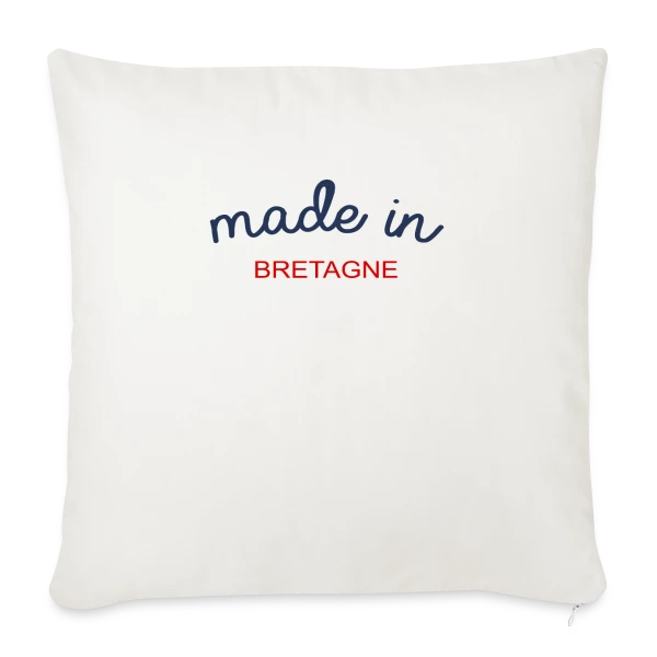 Made in Bretagne: L'Authentique Fierté Bretonne sur Housse de coussin décorative 45 x 45 cm