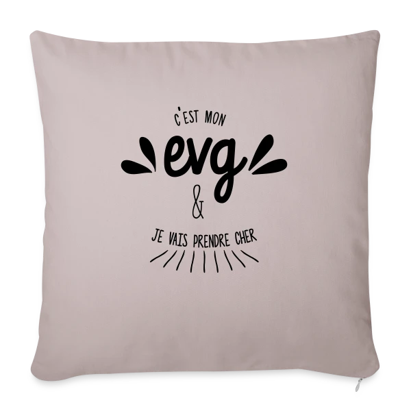 C'est Mon EVG Humour sur Housse de coussin décorative 45 x 45 cm