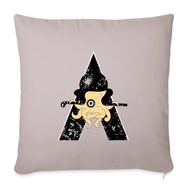 Poulpe Mécanique Steampunk sur Housse de coussin décorative 45 x 45 cm