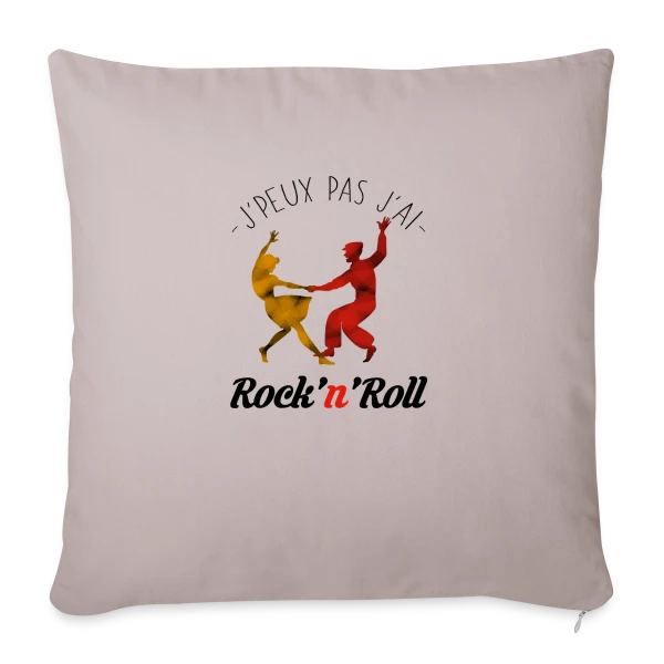 J'peux pas, j'ai Rock sur Housse de coussin décorative 45 x 45 cm