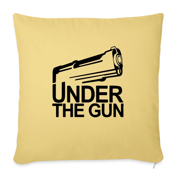 Poker: Under the Gun - Le Choix du Joueur sur Housse de coussin décorative 45 x 45 cm