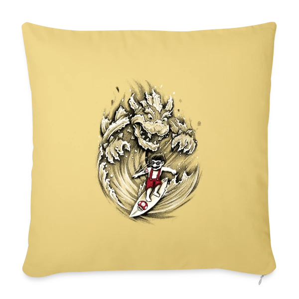Mario, le Surfeur de Bowser sur Housse de coussin décorative 45 x 45 cm