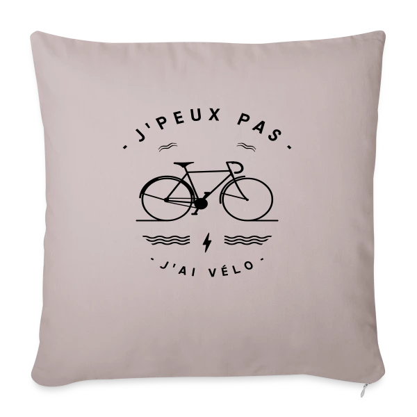 J'ai Vélo : Le T-shirt des Passionnés de Cyclisme sur Housse de coussin décorative 45 x 45 cm