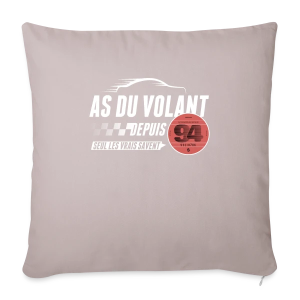 As du Volant 94 : Champion de la Route sur Housse de coussin décorative 45 x 45 cm