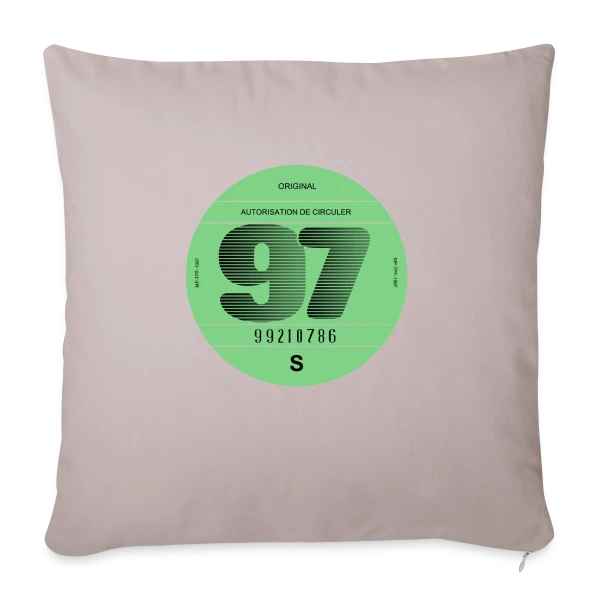 France Rétro 1997 : L'Icône Automobile Vintage sur Housse de coussin décorative 45 x 45 cm
