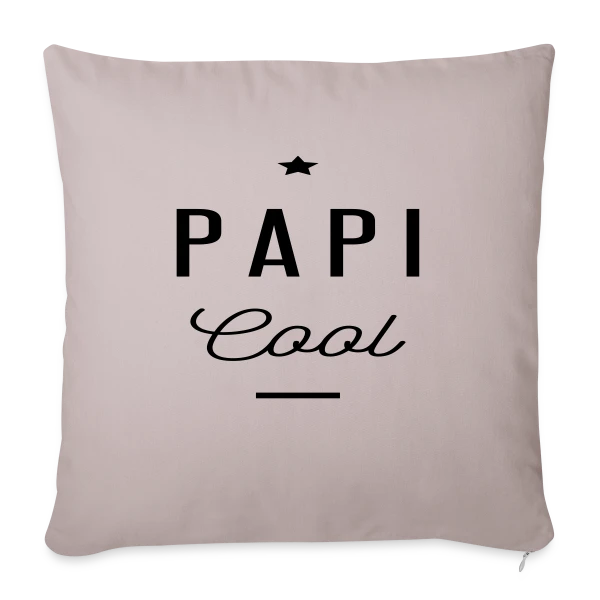 PAPI COOL sur Housse de coussin décorative 45 x 45 cm