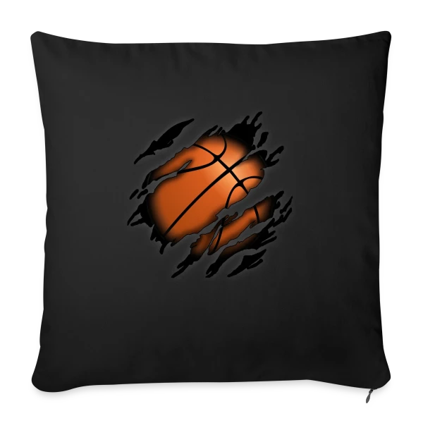 Le Basketball en Moi - Esprit Sportif sur Housse de coussin décorative 45 x 45 cm