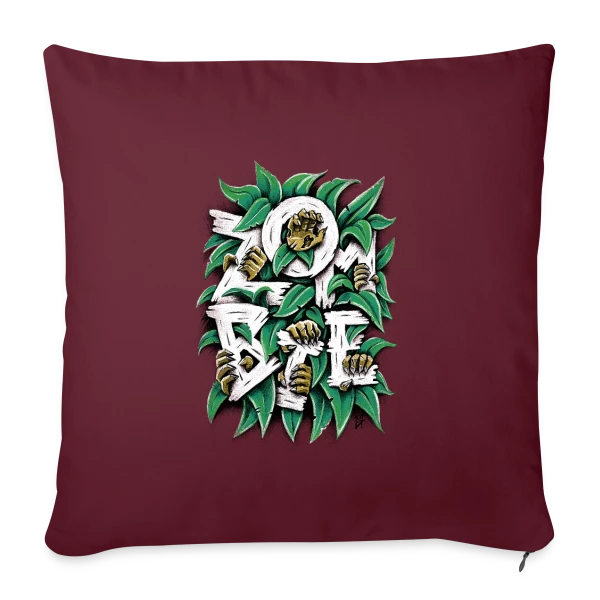 ZOMBIE : Les Griffes Végétales sur Housse de coussin décorative 45 x 45 cm