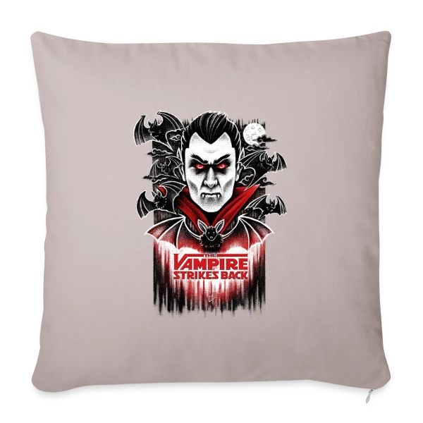 Le Retour du Vampire V2 sur Housse de coussin décorative 45 x 45 cm