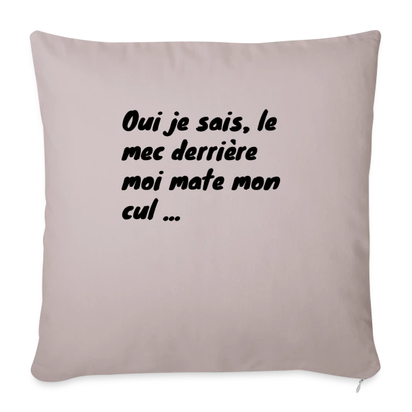 Regard Indiscret sur Housse de coussin décorative 45 x 45 cm