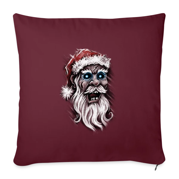 Père Noël Zombie sur Housse de coussin décorative 45 x 45 cm