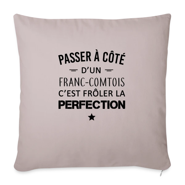 Franc-Comtois : Touchez la Perfection du Doigt sur Housse de coussin décorative 45 x 45 cm