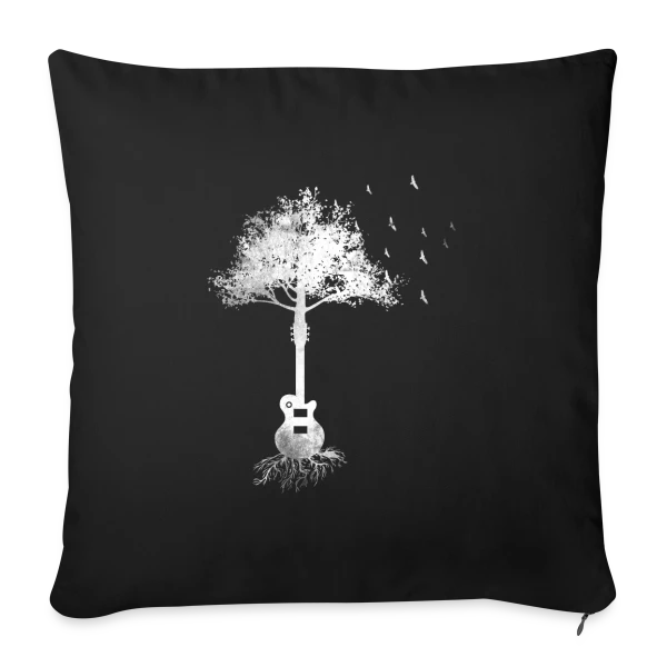 Arbre Guitare Électrique : Le Don du Guitariste sur Housse de coussin décorative 45 x 45 cm