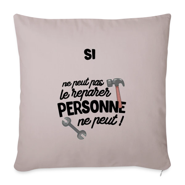 Le Cadeau Inattendu sur Housse de coussin décorative 45 x 45 cm