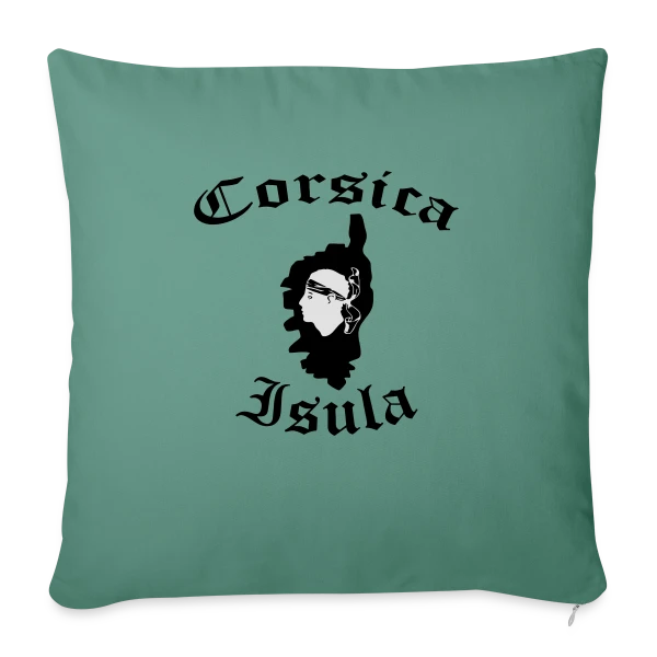 Corsica Isula Vintage sur Housse de coussin décorative 45 x 45 cm