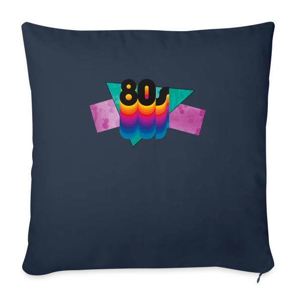 Esprit Années 80 Rétro sur Housse de coussin décorative 45 x 45 cm