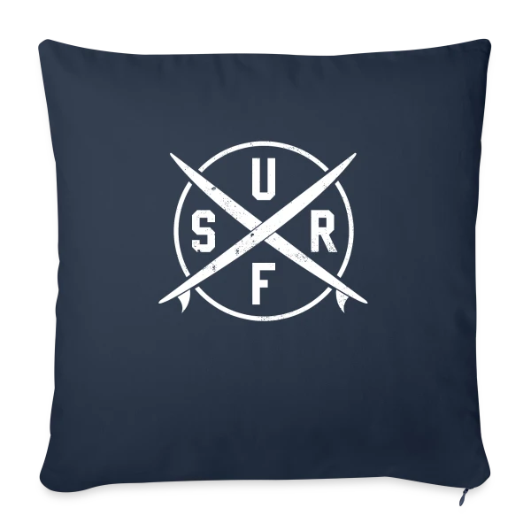 Surfen | L'Essence de la Glisse sur Housse de coussin décorative 45 x 45 cm