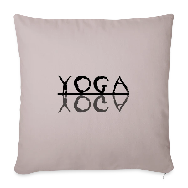 Yoga: L'Essence du Bien-être sur Housse de coussin décorative 45 x 45 cm